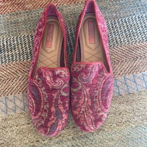 Isaac Mizrahi NY Tapestry Smoking Loafer size 8